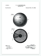 bowlingkugle | PATENTPLAKAT - decoARTE
