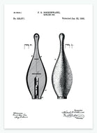 bowlingkegle | PATENTPLAKAT - decoARTE