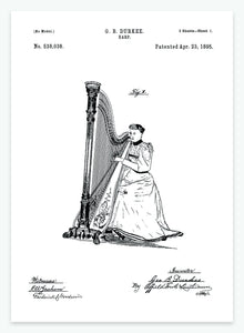 harpe | PATENTPLAKAT - decoARTE