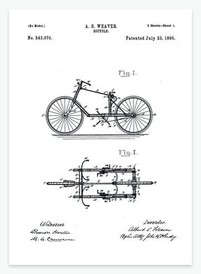 cykel | PATENTPLAKAT - decoARTE