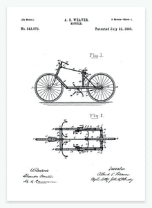 cykel | PATENTPLAKAT - decoARTE