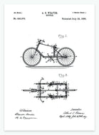 cykel | PATENTPLAKAT - decoARTE