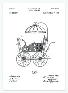 barnevogn | PATENTPLAKAT - decoARTE