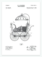 barnevogn | PATENTPLAKAT - decoARTE