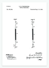 Indlæs billede til gallerivisning værktøj til tandudtrækning | PATENTPLAKAT - decoARTE
