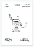 barberstol | PATENTPLAKAT - decoARTE