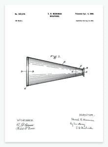 megafon | PATENTPLAKAT - decoARTE