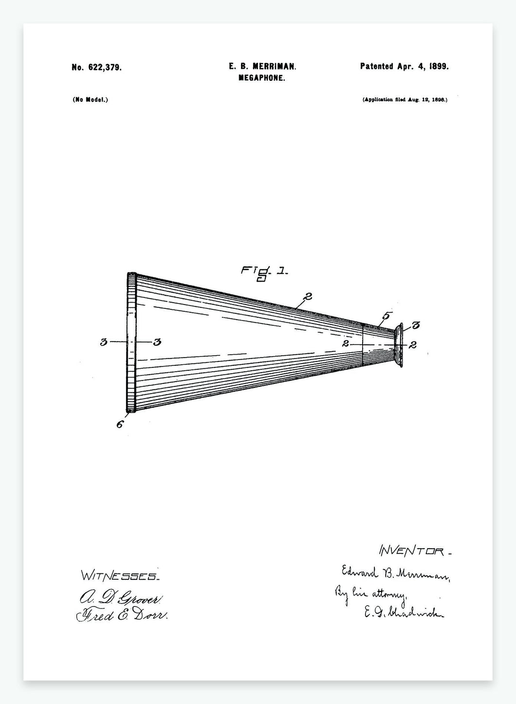 megafon | PATENTPLAKAT - decoARTE