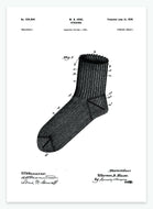 strømpe | PATENTPLAKAT - decoARTE