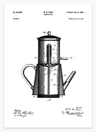kaffekande | PATENTPLAKAT - decoARTE
