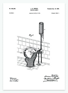 toilet | PATENTPLAKAT - decoARTE