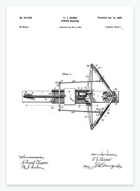 Romaskine | Smukt patent til din væg | plakat | poster - decoARTE