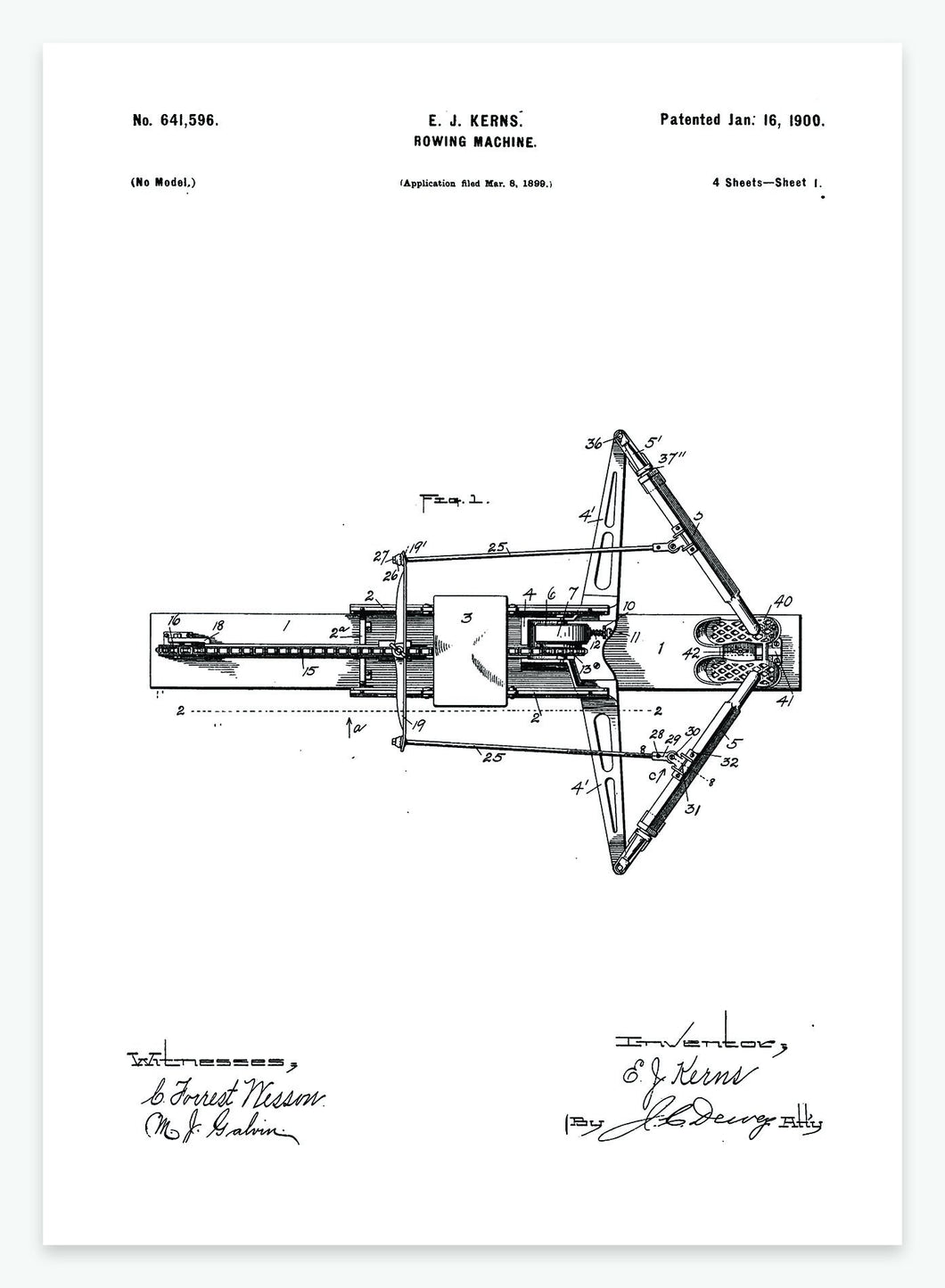 Romaskine | Smukt patent til din væg | plakat | poster - decoARTE