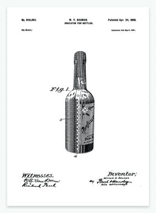 indikator til flasker | PATENTPLAKAT - decoARTE