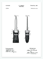 Malerbørste | Smukt patent til din væg | plakat | poster - decoARTE