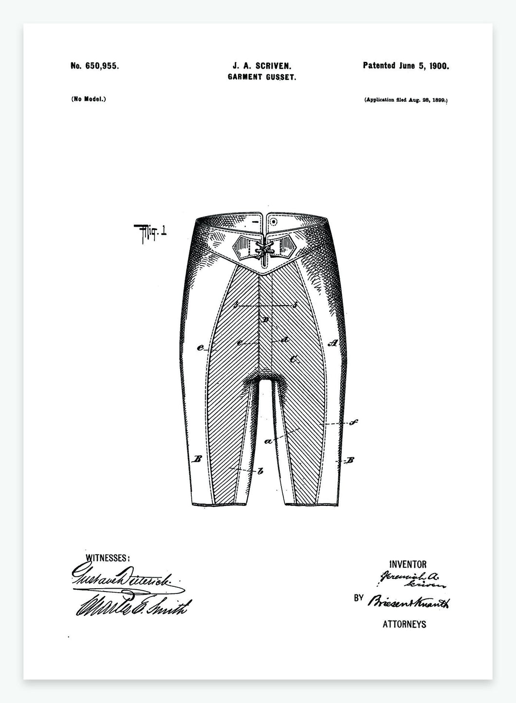 Ridebukser | Smukt patent til din væg | plakat | poster - decoARTE