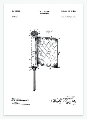 Signalflag | Smukt patent til din væg | plakat | poster - decoARTE