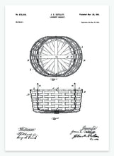 Indlæs billede til gallerivisning Vasketøjskurv | Smukt patent til din væg | plakat | poster - decoARTE
