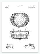 Vasketøjskurv | Smukt patent til din væg | plakat | poster - decoARTE