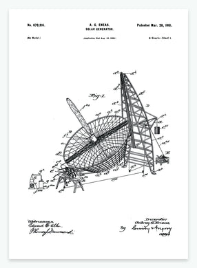 Solgenerator | Smukt patent til din væg | plakat | poster - decoARTE