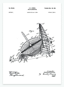 Solgenerator | Smukt patent til din væg | plakat | poster - decoARTE