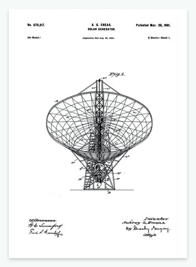 Solgenerator | Smukt patent til din væg | plakat | poster - decoARTE