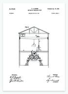 Metode til at bryde sten | Smukt patent til din væg | plakat | poster - decoARTE