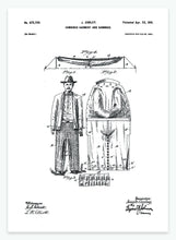 Indlæs billede til gallerivisning Kombineret frakke og hængekøje | Smukt patent til din væg | plakat | poster - decoARTE
