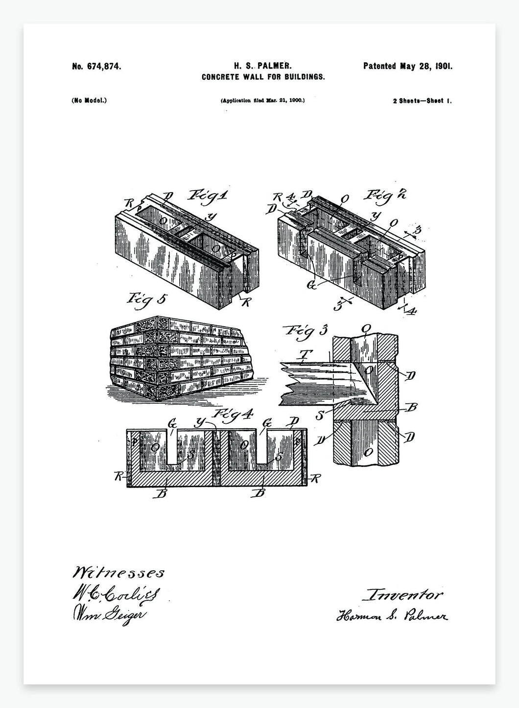 betonvæg | PATENTPLAKAT - decoARTE