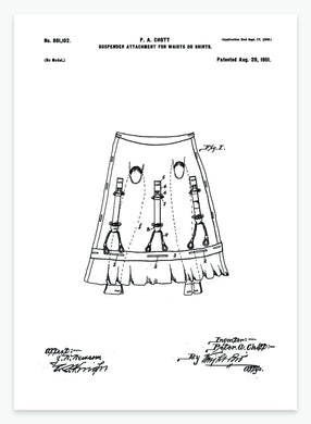 Selespænder | Smukt patent til din væg | plakat | poster - decoARTE