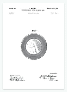 LP | Smukt patent til din væg | plakat | poster - decoARTE