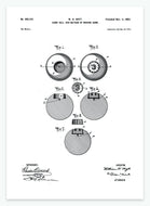 billardkugle | PATENTPLAKAT - decoARTE