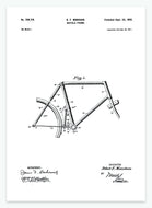 cykelstel | PATENTPLAKAT - decoARTE