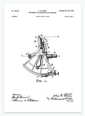 instrument til navigation | PATENTPLAKAT - decoARTE