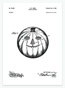 halloweenlygte | PATENTPLAKAT - decoARTE