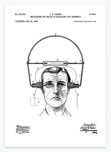 Metode til at kurere søvnløshed | Smukt patent til din væg | plakat | poster - decoARTE