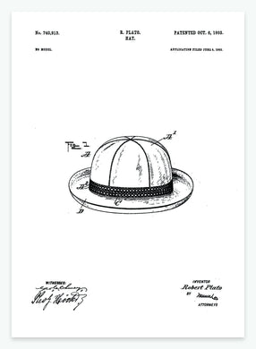 hat | PATENTPLAKAT - decoARTE