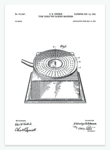 Turn table | Smukt patent til din væg | plakat | poster - decoARTE