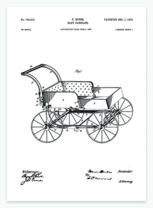 barnevogn | PATENTPLAKAT - decoARTE
