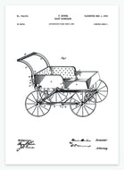 barnevogn | PATENTPLAKAT - decoARTE