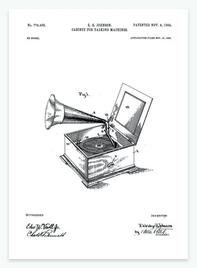 grammofon | PATENTPLAKAT - decoARTE