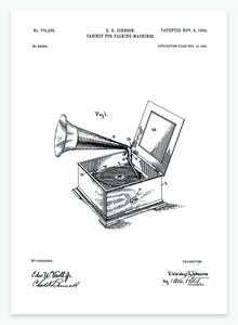 grammofon | PATENTPLAKAT - decoARTE