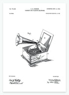 grammofon | PATENTPLAKAT - decoARTE