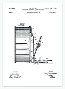 Pedal til tromme | Smukt patent til din væg | plakat | poster - decoARTE