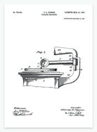 Talemaskine | Smukt patent til din væg | plakat | poster - decoARTE