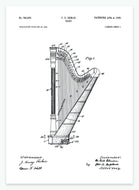 harpe | PATENTPLAKAT - decoARTE