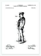 chaufføruniform | PATENTPLAKAT - decoARTE
