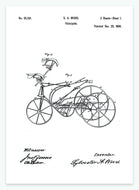 trehjuletcykel | PATENTPLAKAT - decoARTE