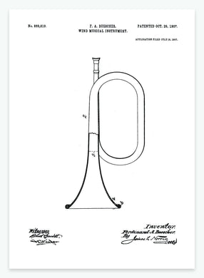 blæseinstrument | PATENTPLAKAT - decoARTE