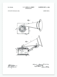 grammofon | PATENTPLAKAT - decoARTE
